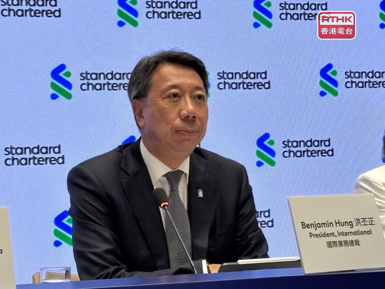 洪丕正認為，香港經濟較6個月前樂觀，但不能所有行業一概而論。（方嘉莉攝）