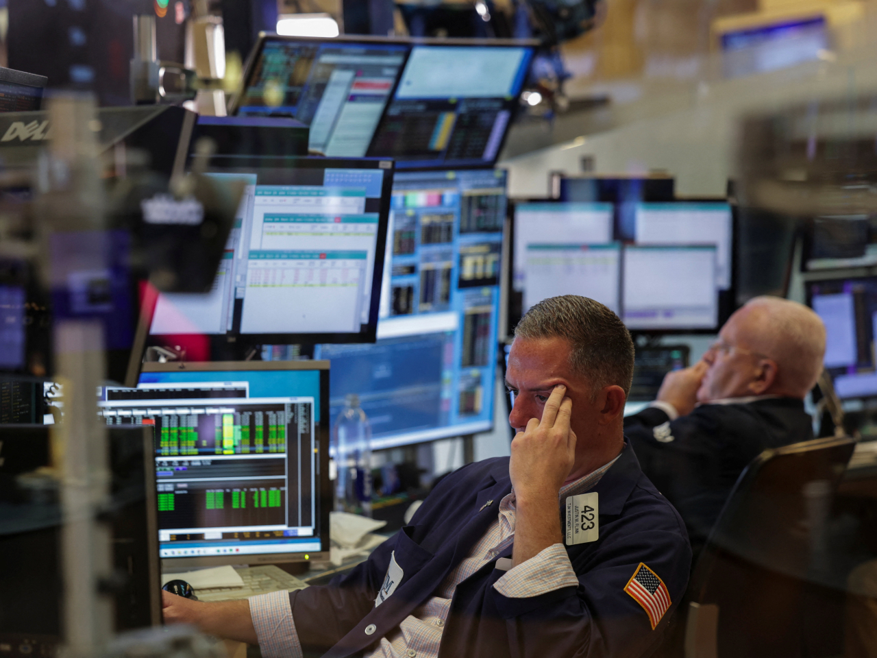 Some of the caution was due to a squaring of trading positions ahead of Friday's jobs data. File photo: Reuters