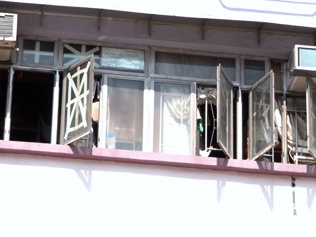 The Fire Services Department last inspected the building in June and found no fire safety hazards. Photo: RTHK