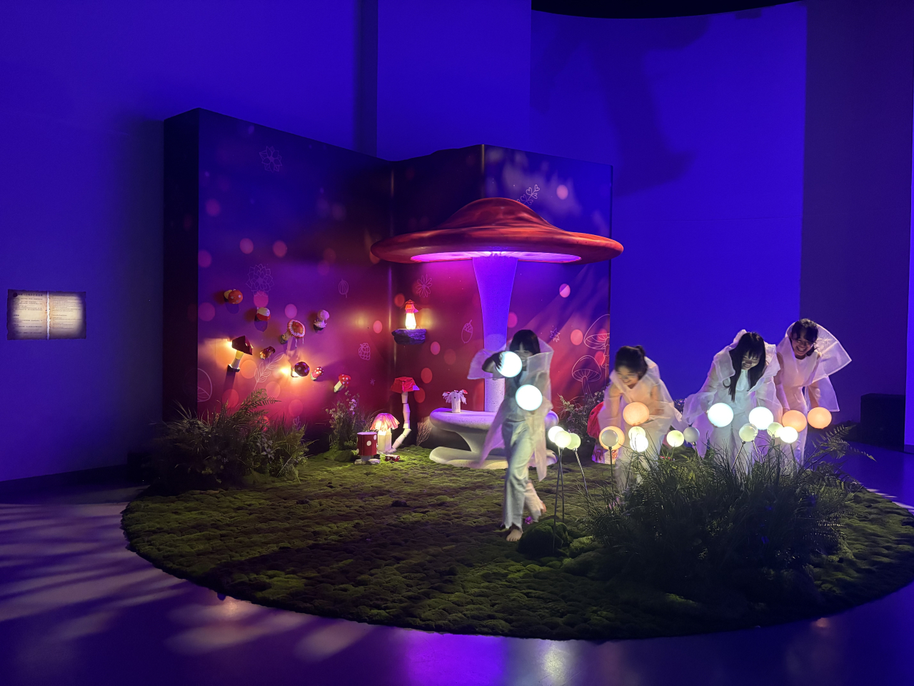 Audience members will be able to roam around large-scale installations, including a field of glowing mushrooms. Photo: RTHK
