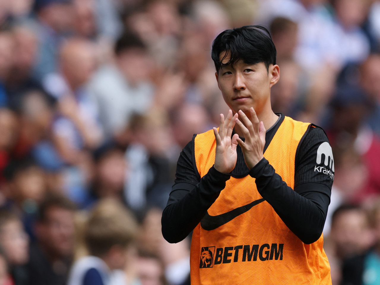Son Heung-min says he needs a new environment to push himself. File photo: Reuters