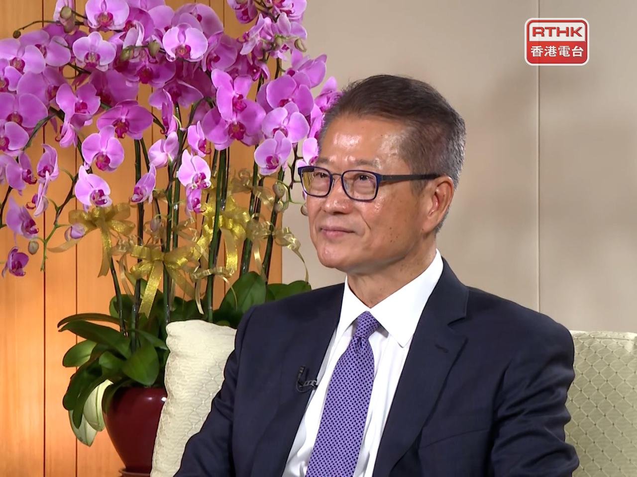 Paul Chan expects the asset market and the business environment to improve, with more tourists, mega events, and the US possibly cutting interest rates next month. File photo: RTHK