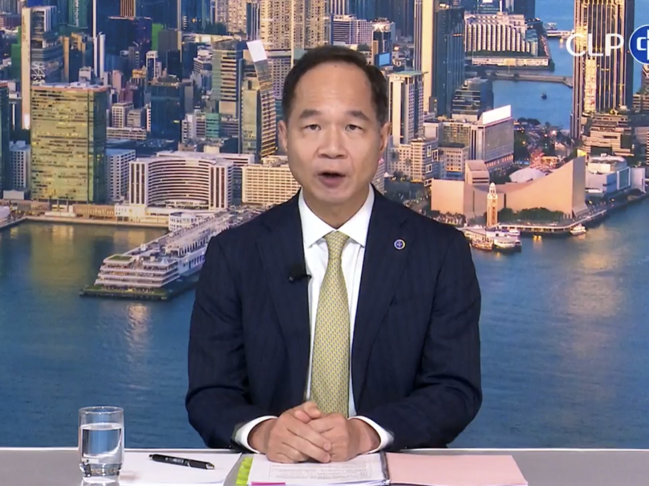 中電首席執行官蔣東強表示，數據中心電力需求增長強勁，與本港發展創科中心的目標一致。（網上截圖）