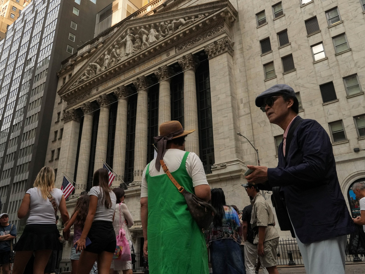 Investors were looking for bargains following a sell-off on Friday. Photo: Reuters