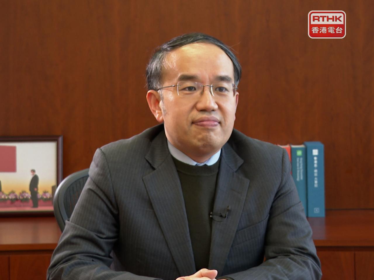 許正宇強調，本港已有的惡劣天氣交易機制為巿場帶來充分確定性。（港台圖片）