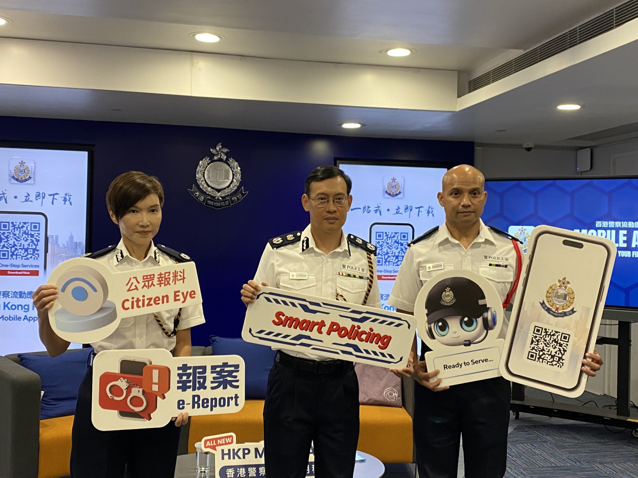 Police say the app promises to increase efficiency and allow officers to handle cases more quickly. Photo: RTHK