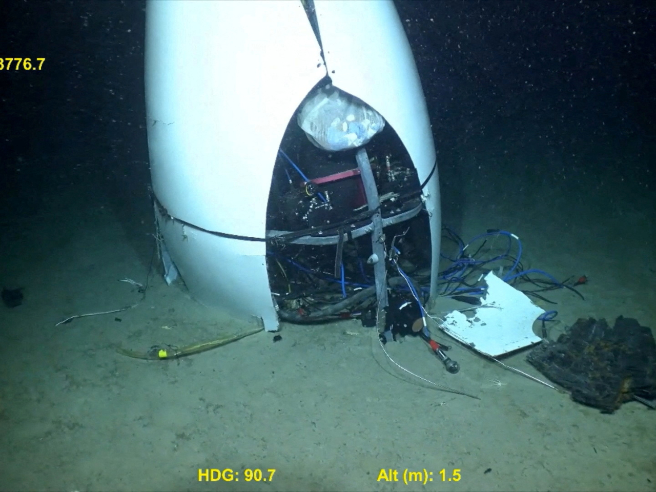 The Titan submersible imploded while diving to the wreck of the Titanic in June 2023. Photo: Reuters