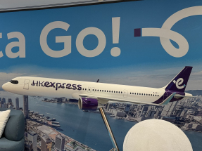 国泰集团表示，香港快运继续面临短期挑战，前往日本的机票预订有所回升，但尚未回复至正常水平。（港台图片）