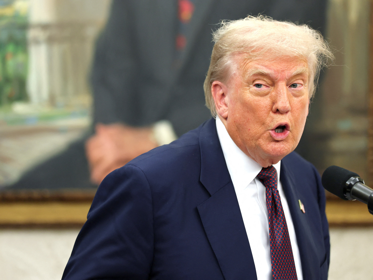 Donald Trump says the tariff would not apply to companies that had made a commitment to manufacture in the US. Photo: Reuters