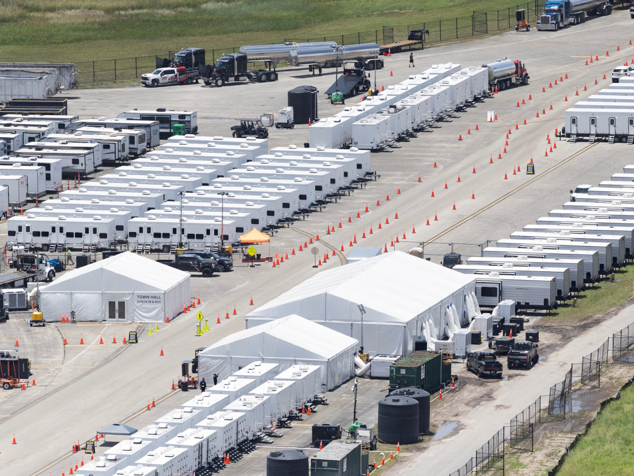 Environmental groups allege that the "Alligator Alcatraz" detention facility was developed without conducting the environmental review mandated by federal law. Photo: Reuters