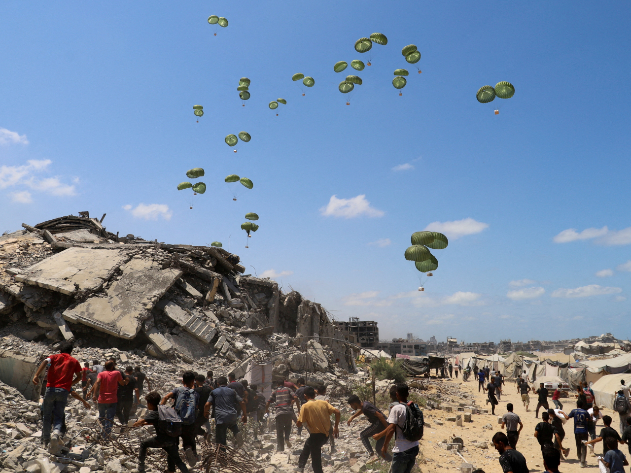 以色列安全內閣據報有關以軍接管加沙北部加沙城的計劃。（路透社資料圖片）