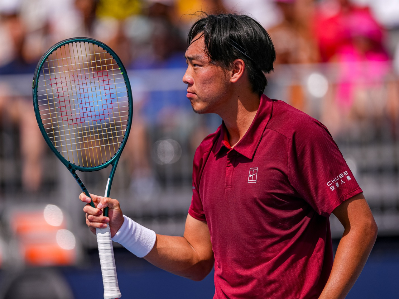 Coleman Wong will now play Ugo Humbert in the round of 64. Photo courtesy of Hong Kong, China Tennis Association