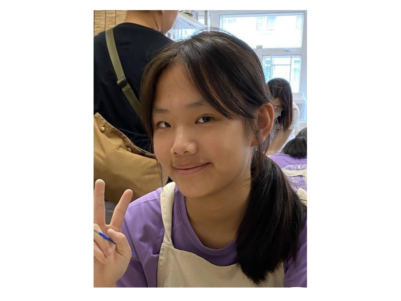 警方呼籲市民提供一名在上水失蹤少女的消息。（政府新聞處）