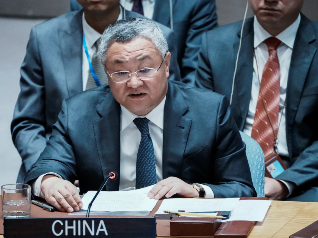 傅聰說立即停火才是拯救生命、讓被扣押人員獲釋的正確方式。（路透社）