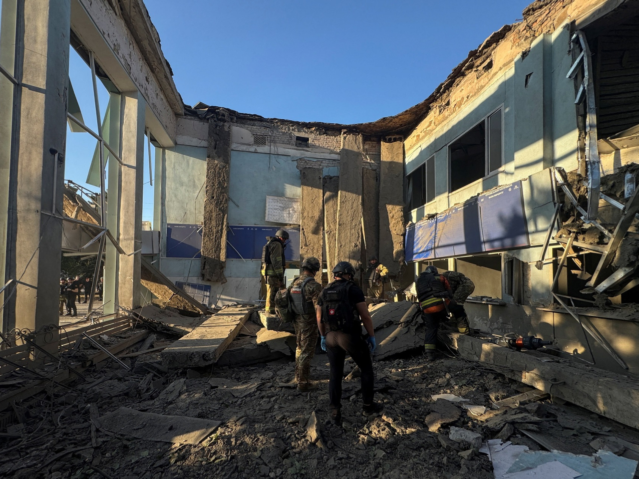 Ukrainian officials say at least 12 people were injured in the latest Russian strikes in Ukraine's Zaporizhzhia region. Photo: Reuters