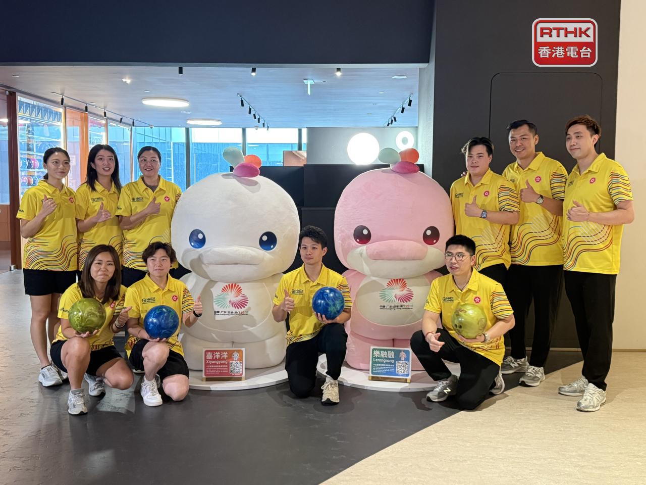 香港保齡球總會冀港隊決賽中取得三甲。（任浩鋒攝）