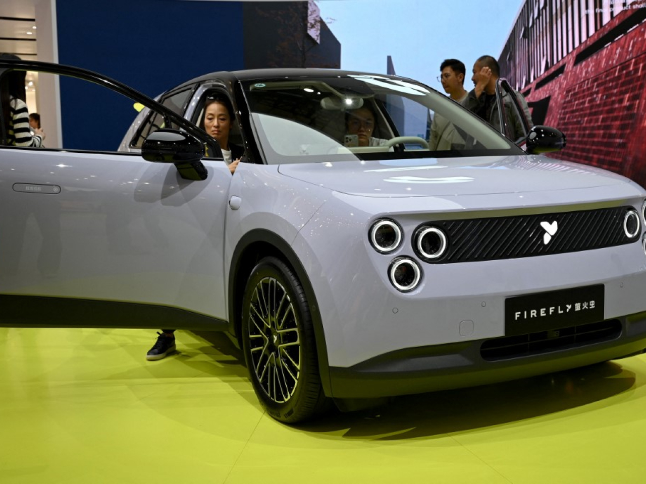 熊麗萍稱反內卷推動上加快速度，車企要增加銷量需靠自身品牌、服務和技術提升。（法新社資料圖片）