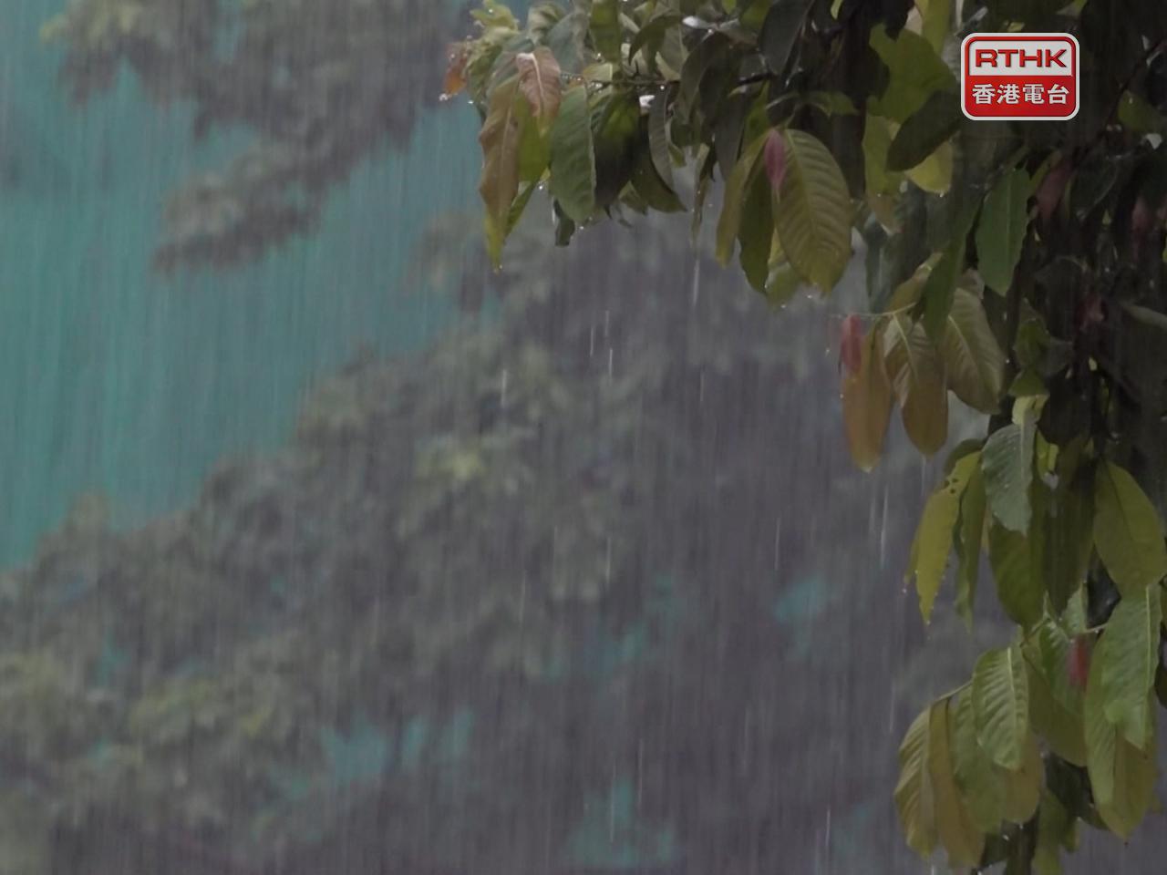 The Observatory warns of heavy rain and thunderstorms throughout the day. Photo: RTHK