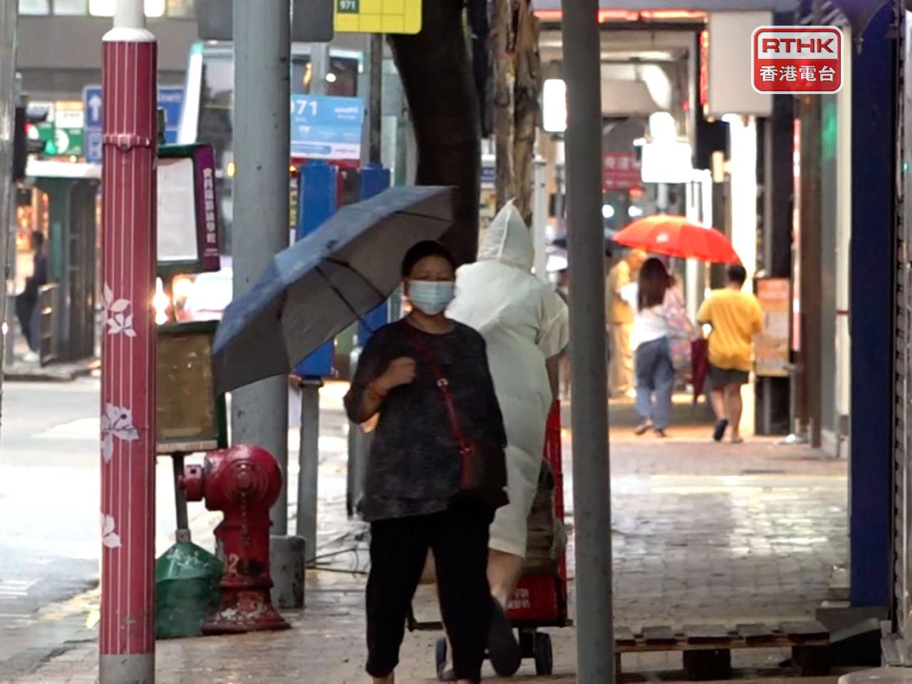 天文台會在中午12時20分，取消所有熱帶氣旋警告信號。（周國安攝）