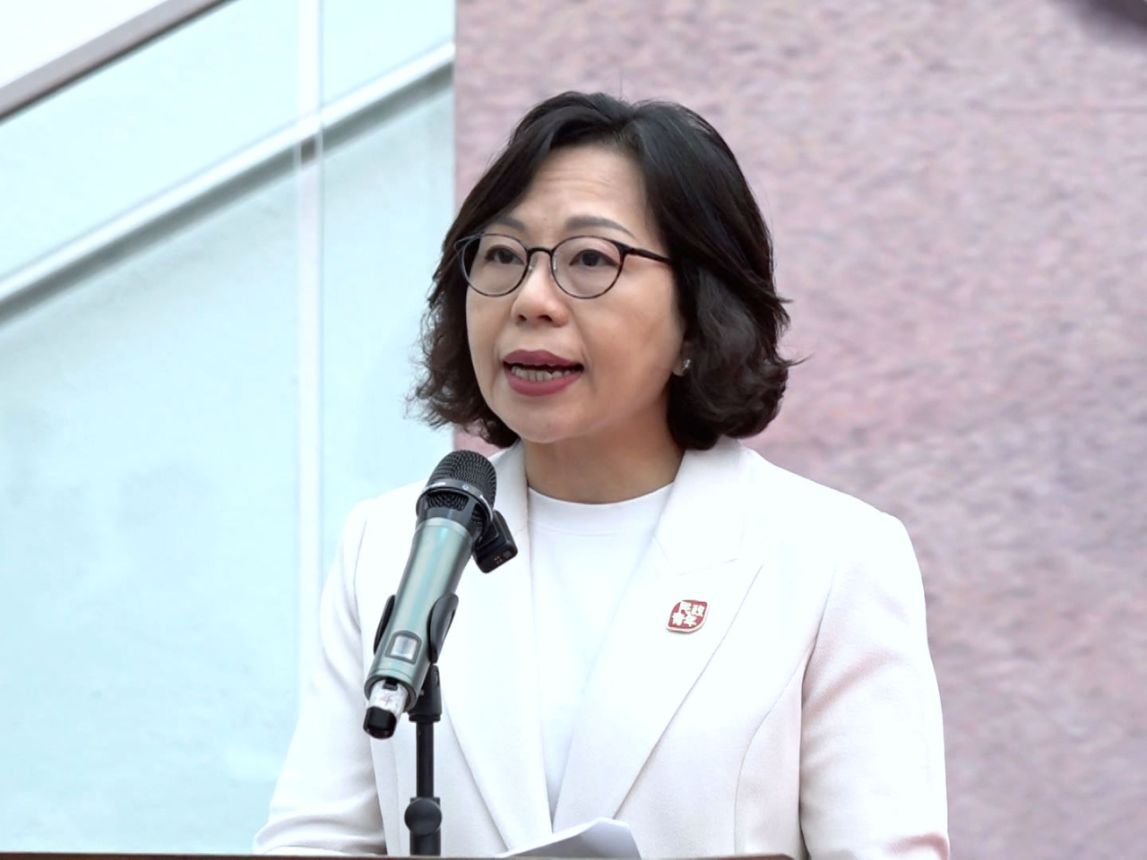 Alice Mak says the government aims to enable all sectors of society to make better use of the rich local anti-Japanese war historical resources and deepen public understanding of the history of the war. Photo: RTHK