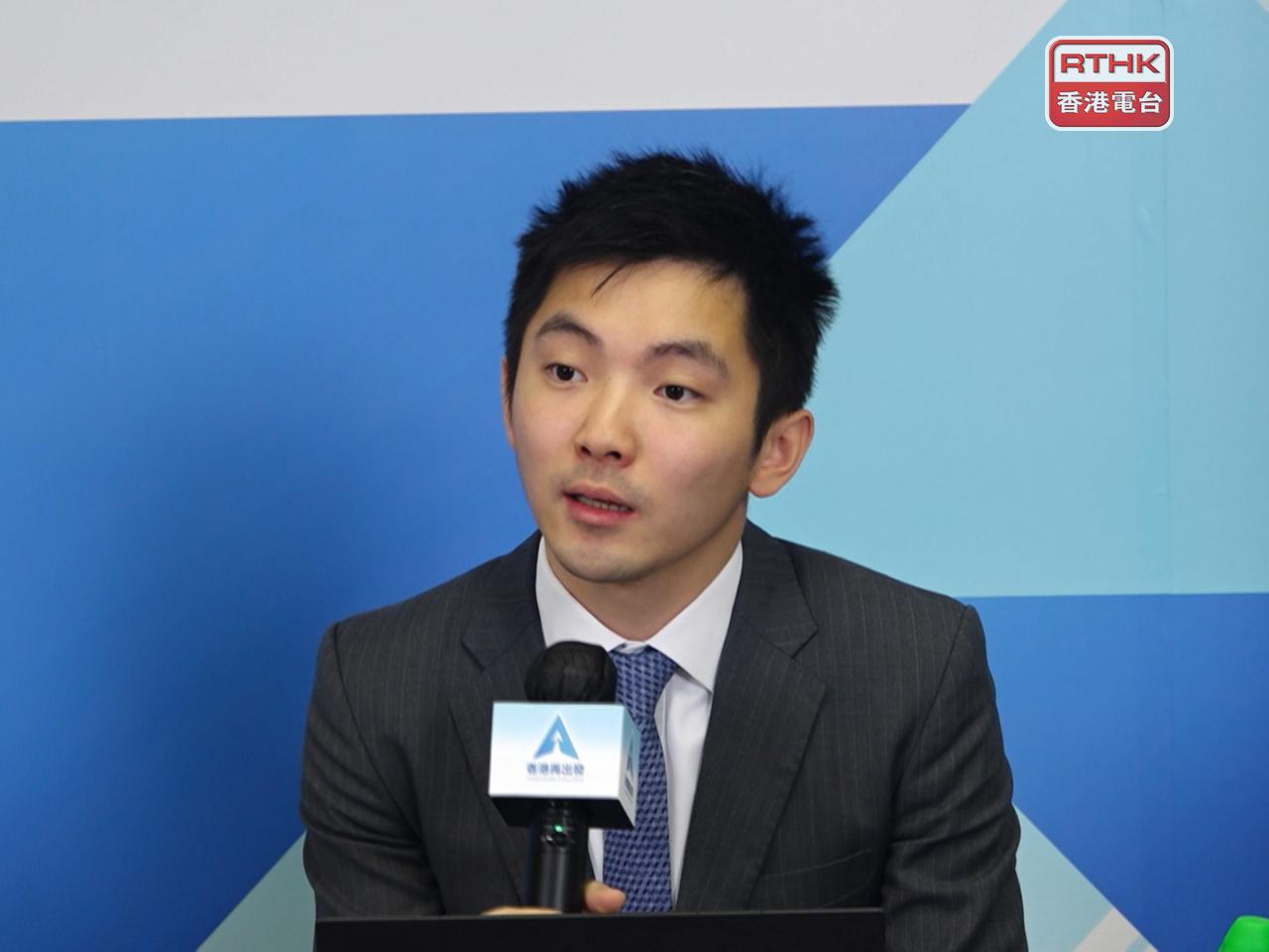 郭凱傑認為高才通續簽申請率符合預期。（港台圖片）