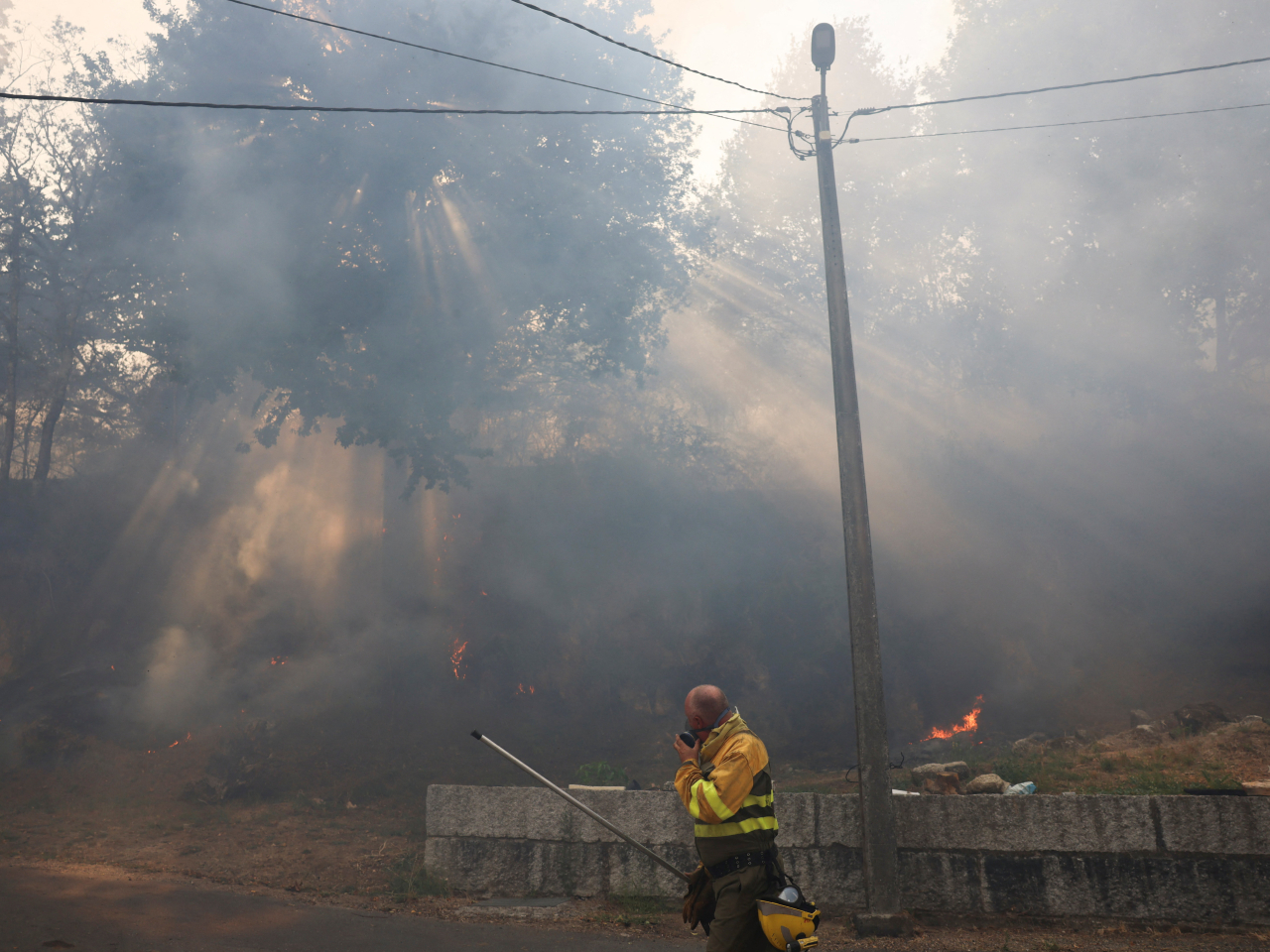 Firefighters have been battling blazes across southern Europe in one of the worst summers for wildfires in 20 years. File photo: Reuters