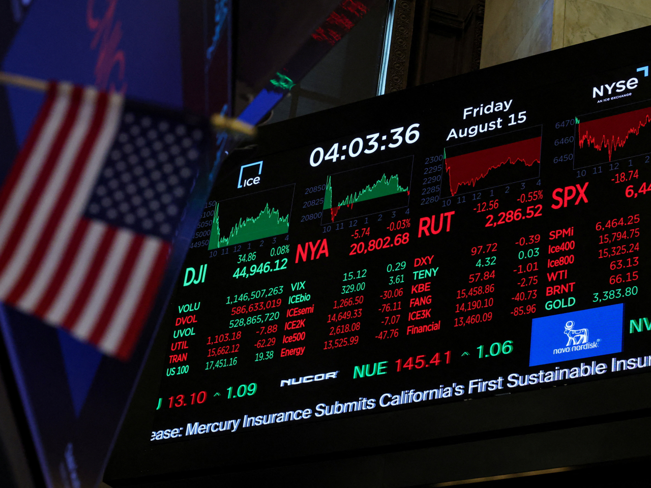 Chip companies came under pressure as markets digested the economic news. Photo: Reuters