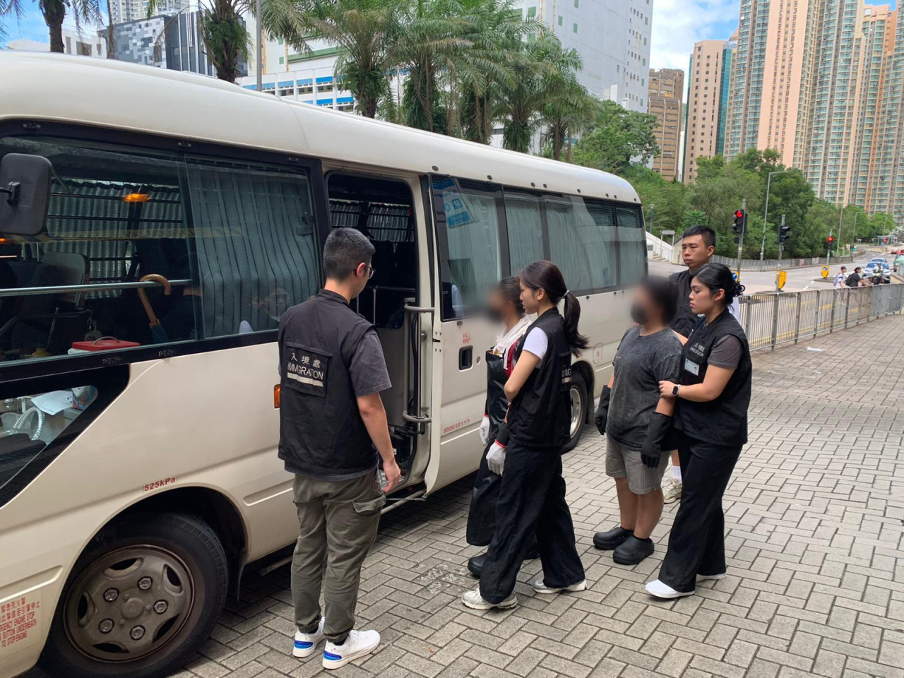 入境處不排除有更多人被捕。（入境處提供）