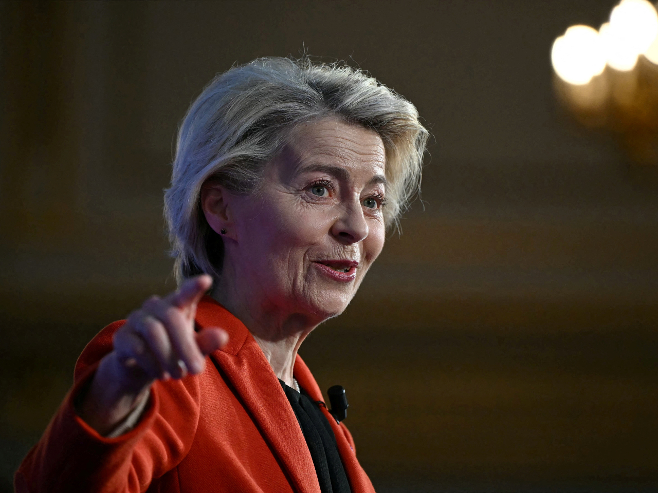 European Commission President Ursula von der Leyen was one of many leading figures to back a Trump-Putin-Zelensky meeting. File photo: Reuters
