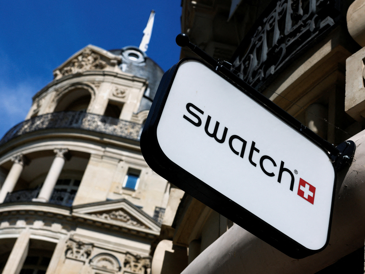 Swatch says it has removed all materials worldwide related to the offensive advertisement. File photo: Reuters