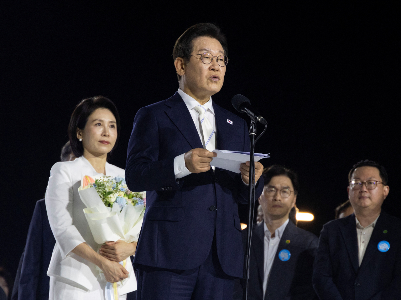 李在明表示，韓方準備分階段履行現有韓朝協議中的可行部分。(路透社資料圖片)