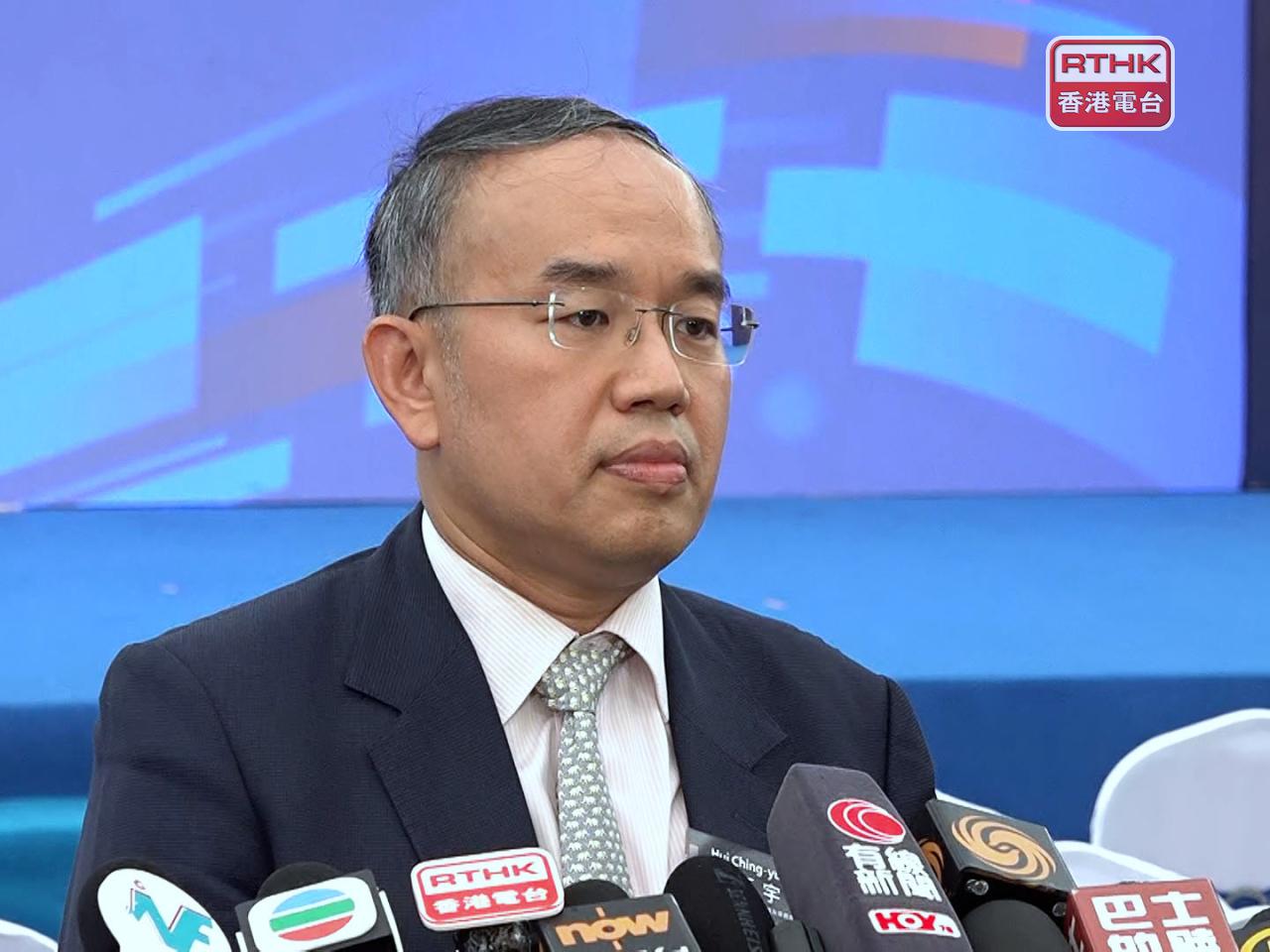 Christopher Hui says he will chair a cross-bureau task force to review the government's tendering process. Photo: RTHK