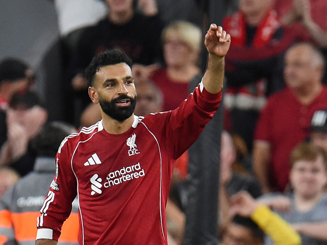 The Liverpool star had previously taken home the award in 2018 and 2022. Photo: Reuters