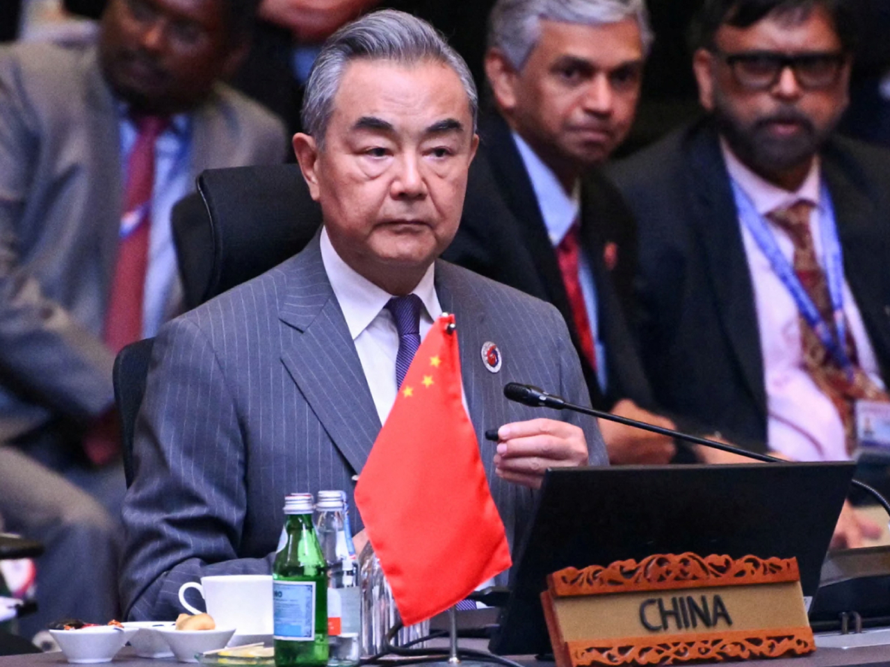 王毅出席第六次中國、阿富汗、巴基斯坦三方外長對話。（路透社資料圖片）