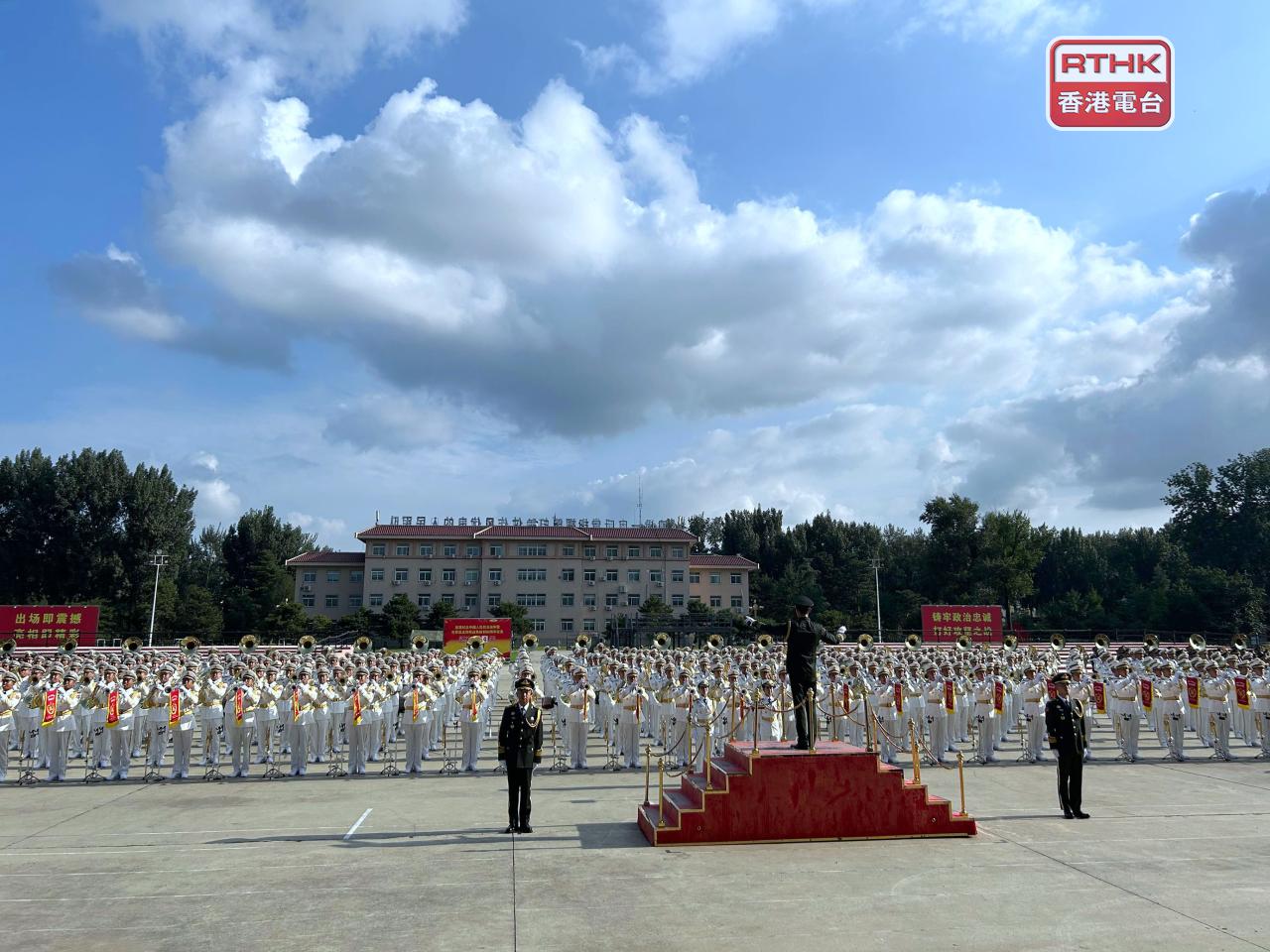 徒步方隊指揮機構辦公室表示，今次閱兵徒步方隊堅持傳統特色，同時凸顯中國軍隊深化改革帶來的鮮明特徵。（鄧穎琳攝）