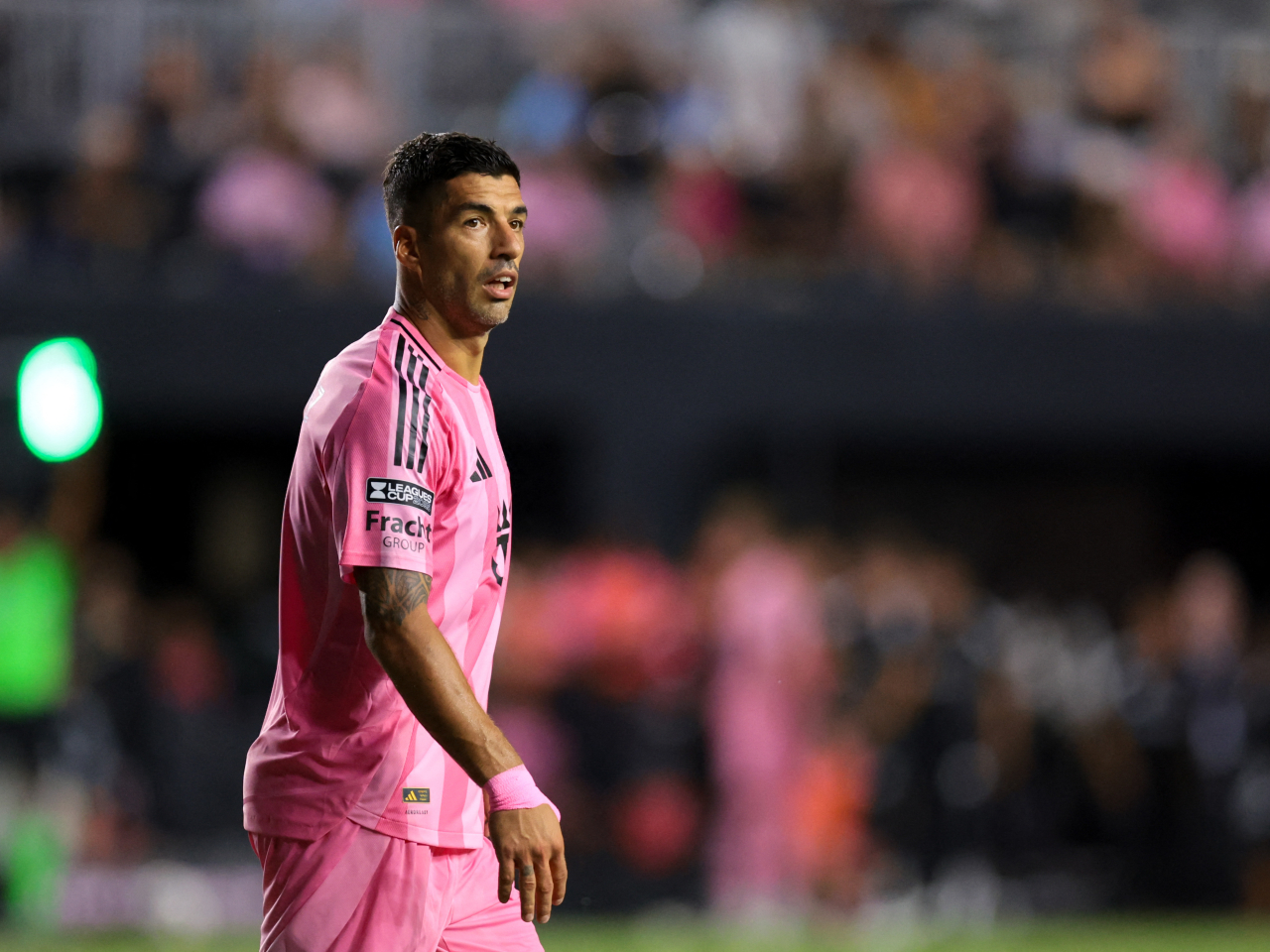 Suarez found the net twice to lift Miami over Mexican side Tigres UANL. Photo: Reuters