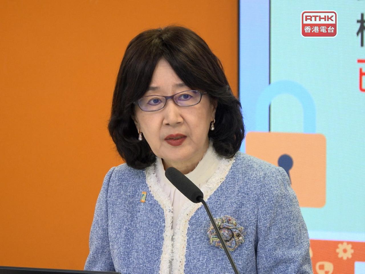 鍾麗玲提醒零售業界要小心保障客戶資源，投放足夠資源保護個人資料。（港台圖片）