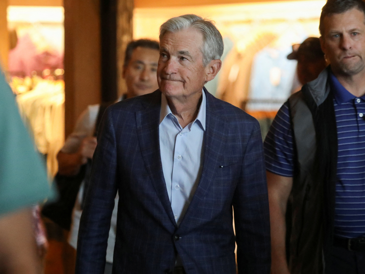 Powell was speaking at the Jackson Hole economic symposium on Friday. Photo: Reuters