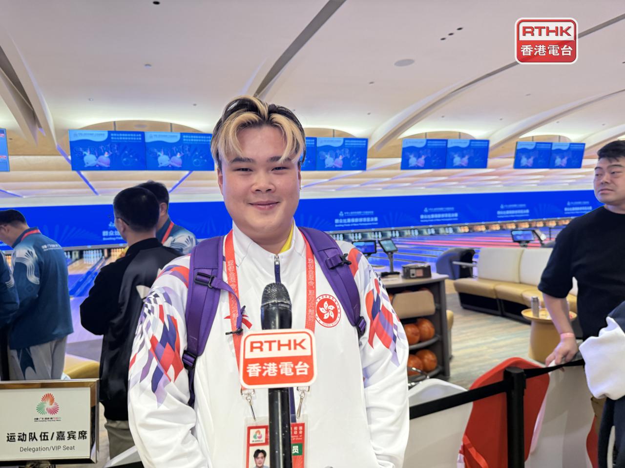 港隊代表說，會檢討並作調整，期望在周日團體賽有好表現。（任浩鋒攝）