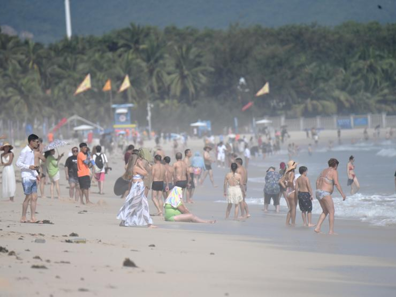 Beaches, businesses and tourist attractions closed as a tropical cyclone heads for Hainan province. File photo: Xinhua