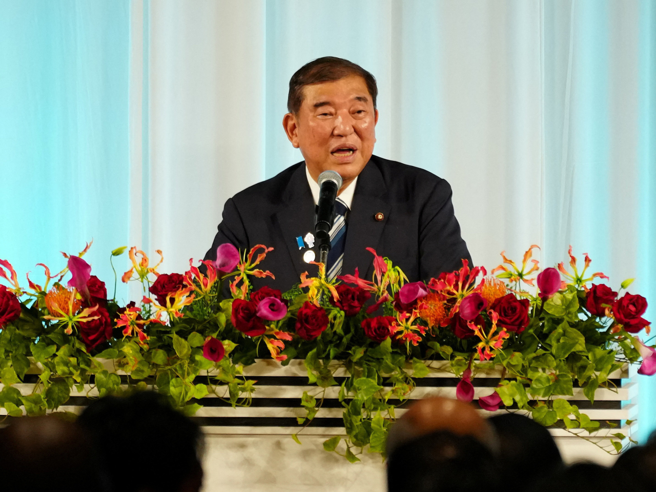 調查顯示，超過半數受訪者認為，石破茂無需為自民黨在參議院選舉中失利引咎辭職。（路透社資料圖片）