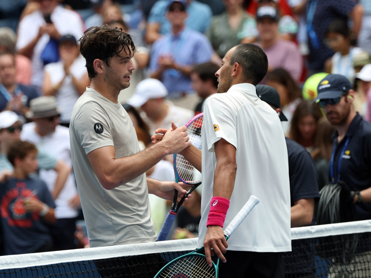 2024 finalist Taylor Fritz opened his campaign with a win over unseeded compatriot Emilio Nava. Photo: Reuters
