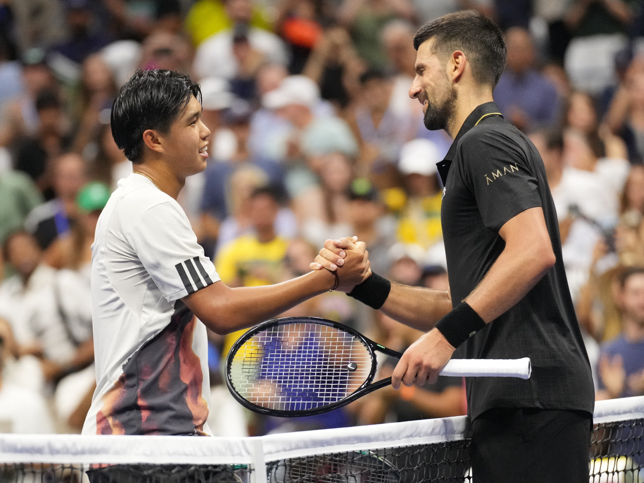 Novak Djokovic began his campaign at Flushing Meadows with a dominant straight sets victory over Learner Tien. Photo: Reuters