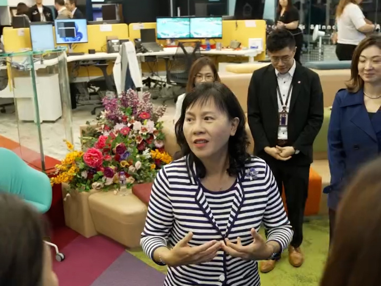 陳美寶表示，一直關注港鐵加強鐵路系統整體韌性的工作進展。（運輸及物流局社交網站）
