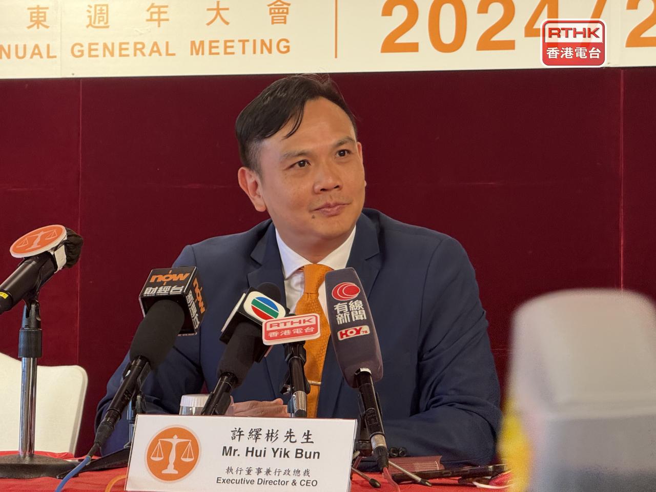 許繹彬估計，24小時交易可以刺激港股成交大增至少50%，甚至翻倍。（趙嘉駿攝）