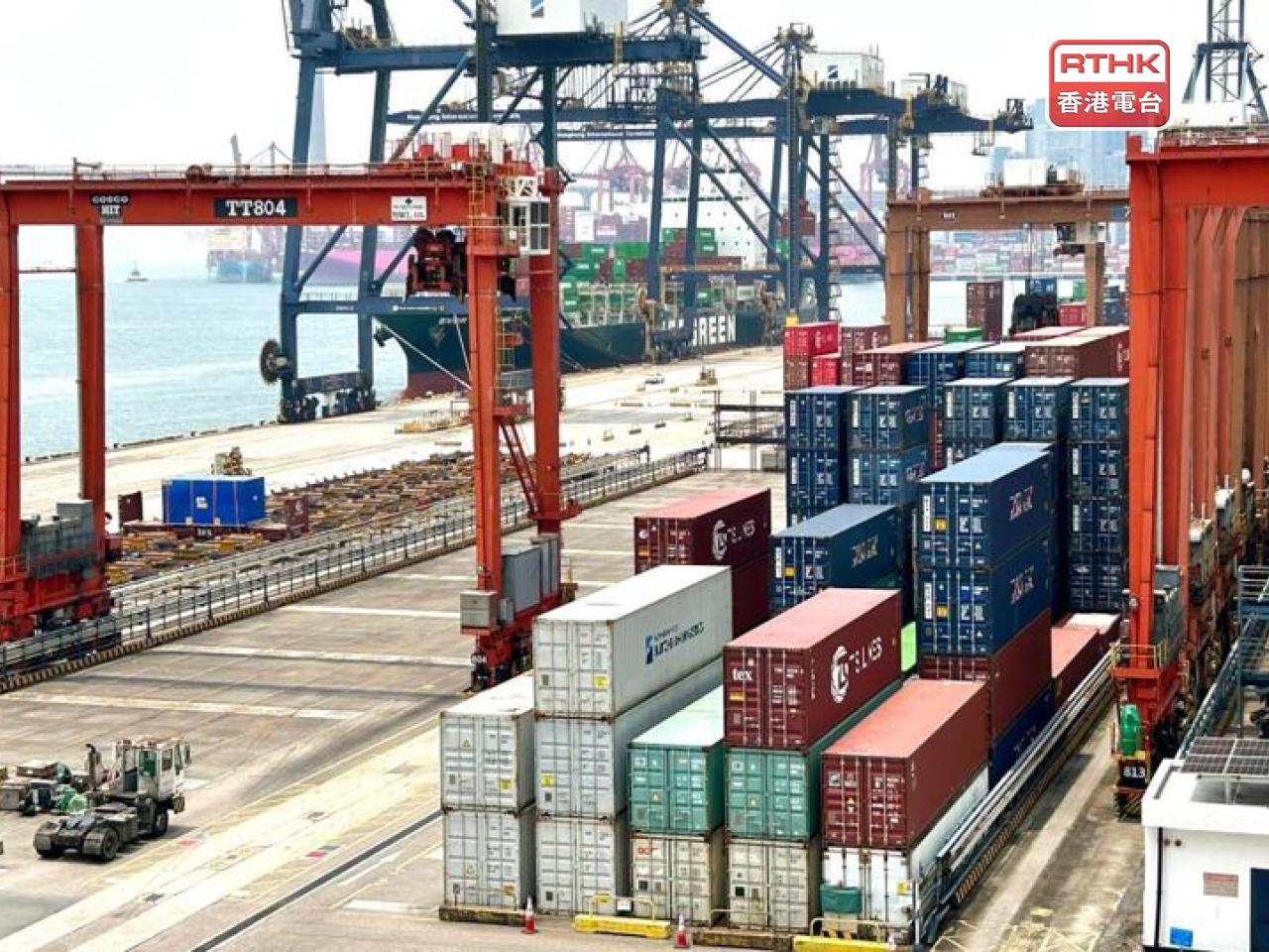 The government says the city's exports held up well in July, with shipments to the mainland and other Asian markets seeing notable gains. Photo: RTHK