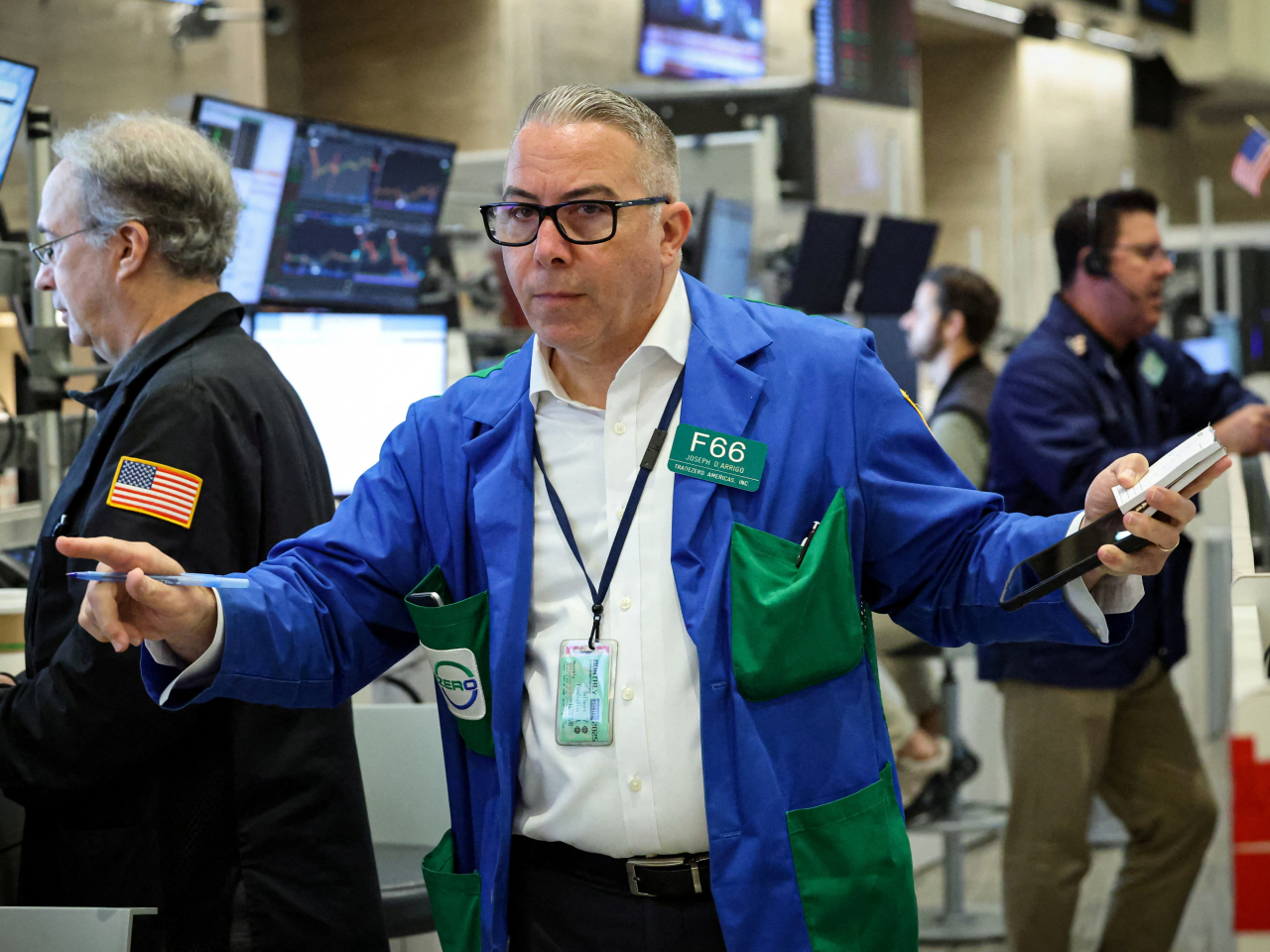 Traders are also keeping an eye on AI chip giant Nvidia's results that are due on Wednesday. Photo: Reuters