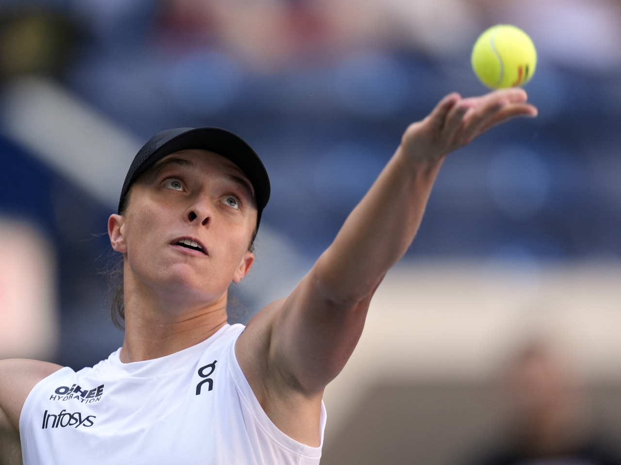 Poland's Iga Swiatek took down Emiliana Arango in straight sets to advance at Flushing Meadows. Photo: Reuters