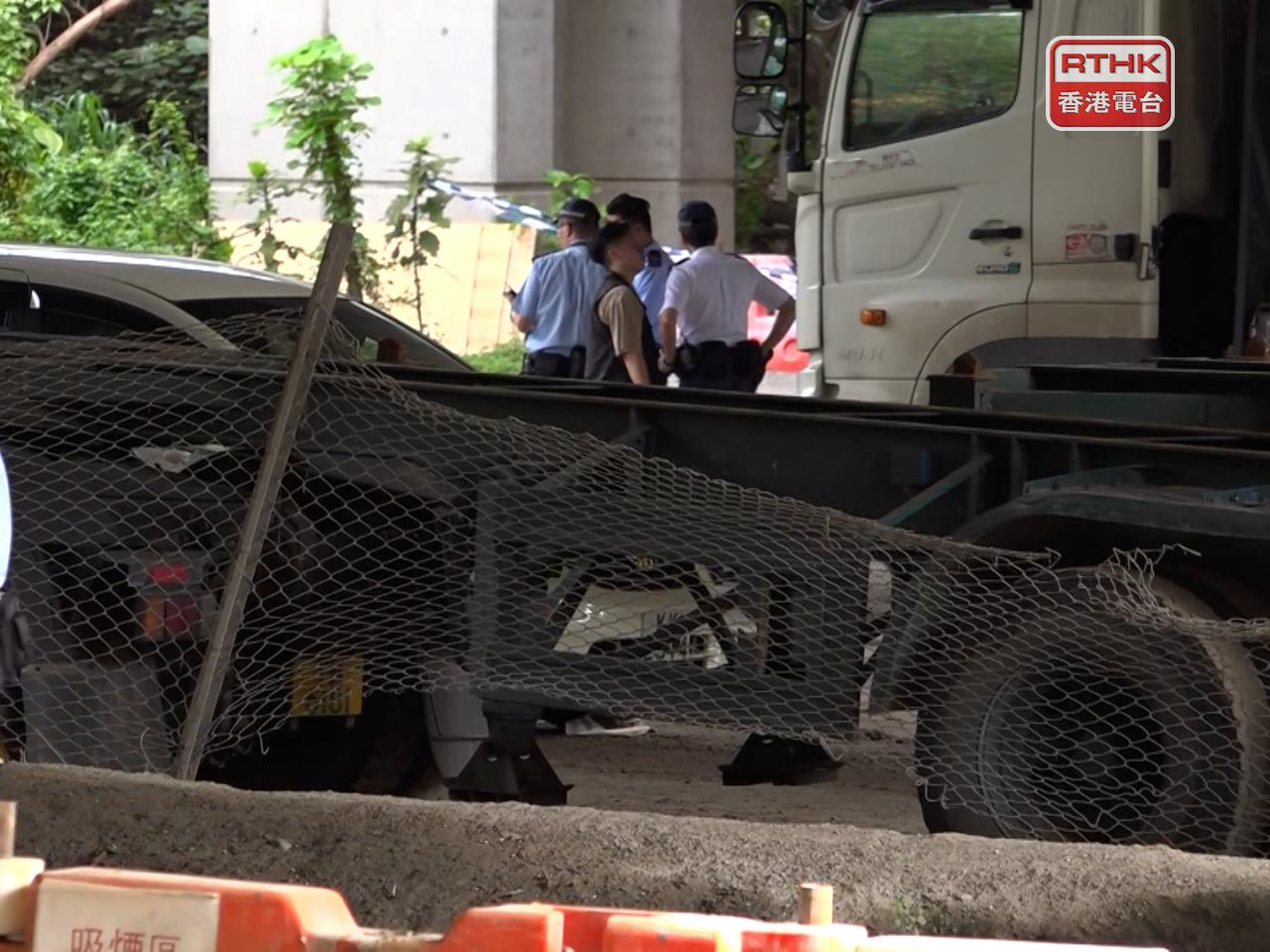 洪水橋星期一發生的謀殺案，一名51歲男子死亡。（港台圖片）