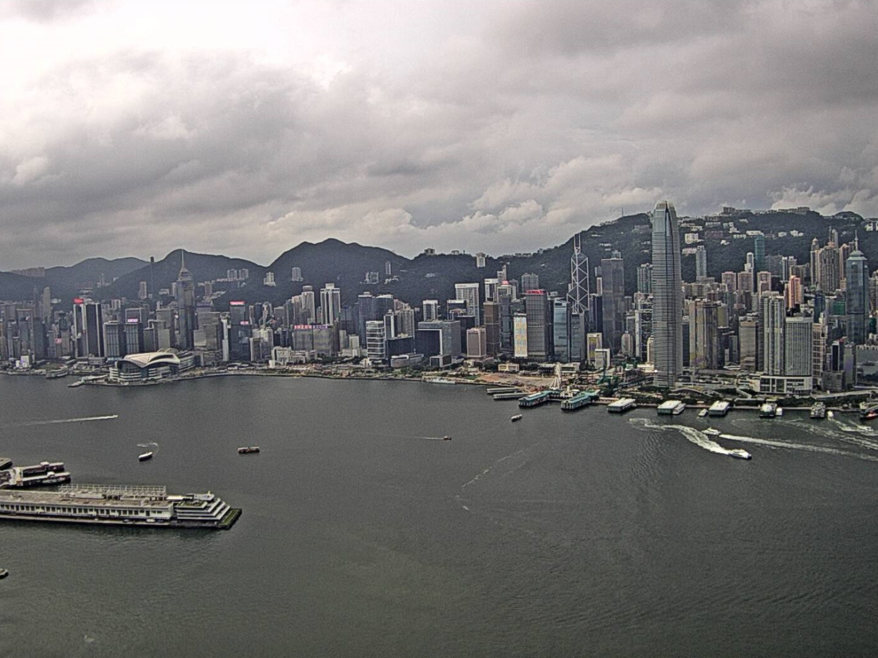 It will be mainly cloudy with occasional showers and a few squally thunderstorms on Thursday. Photo courtesy of the Observatory